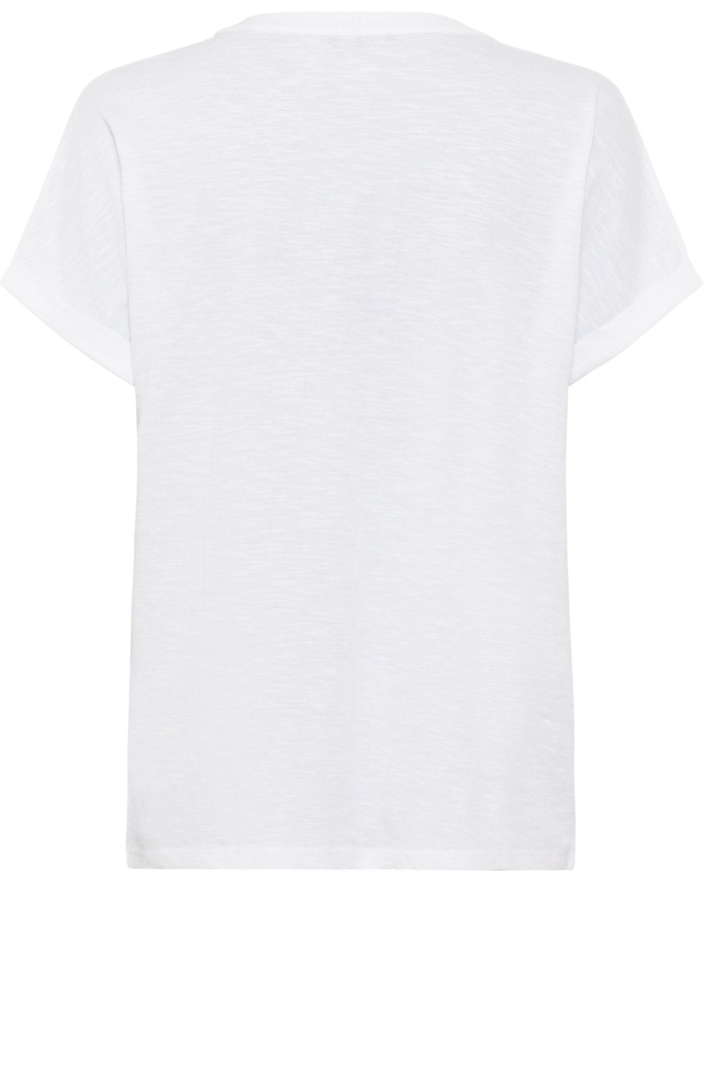 White Embroidered Front Cosima T shirt