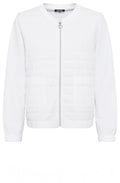 White Henny Fit Jersey Jacket