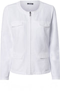 White Jersey Jacket