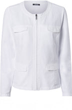 White Jersey Jacket