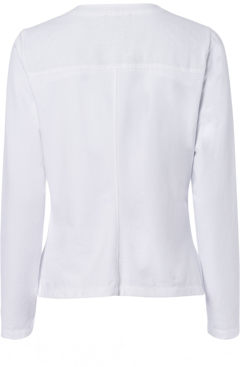 White Jersey Jacket