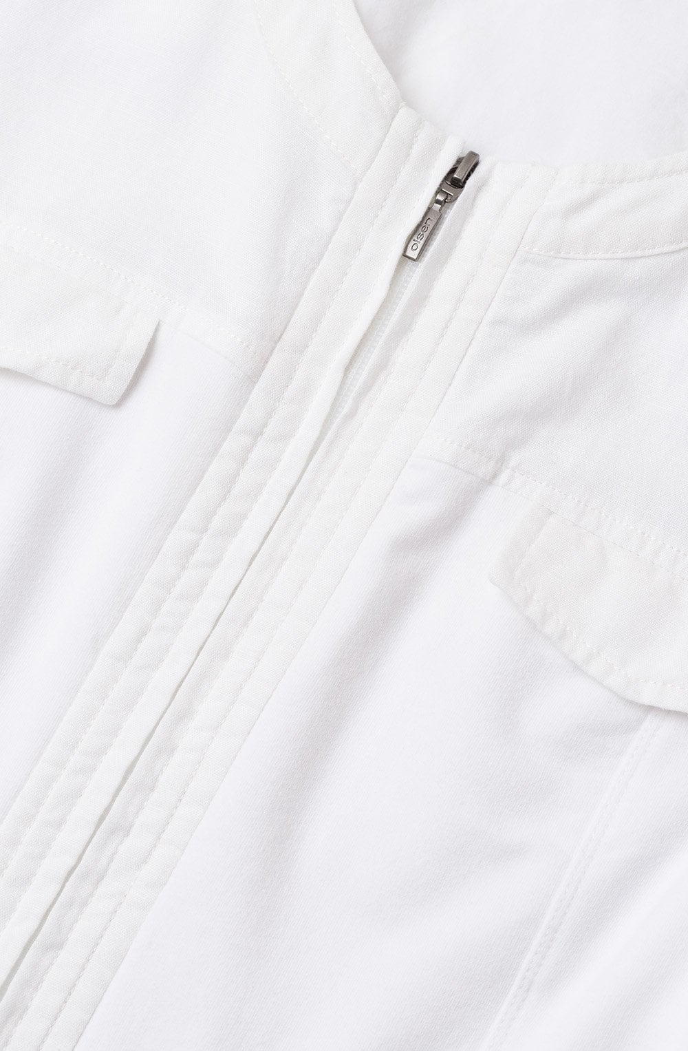 White Jersey Jacket