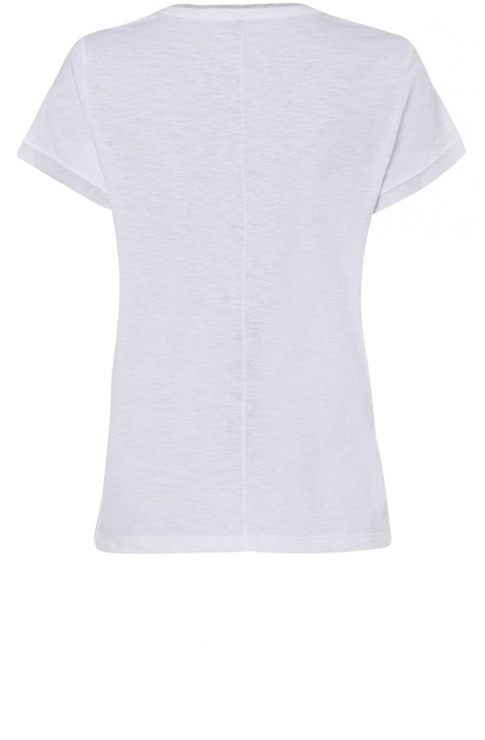 White Jersey T Shirt