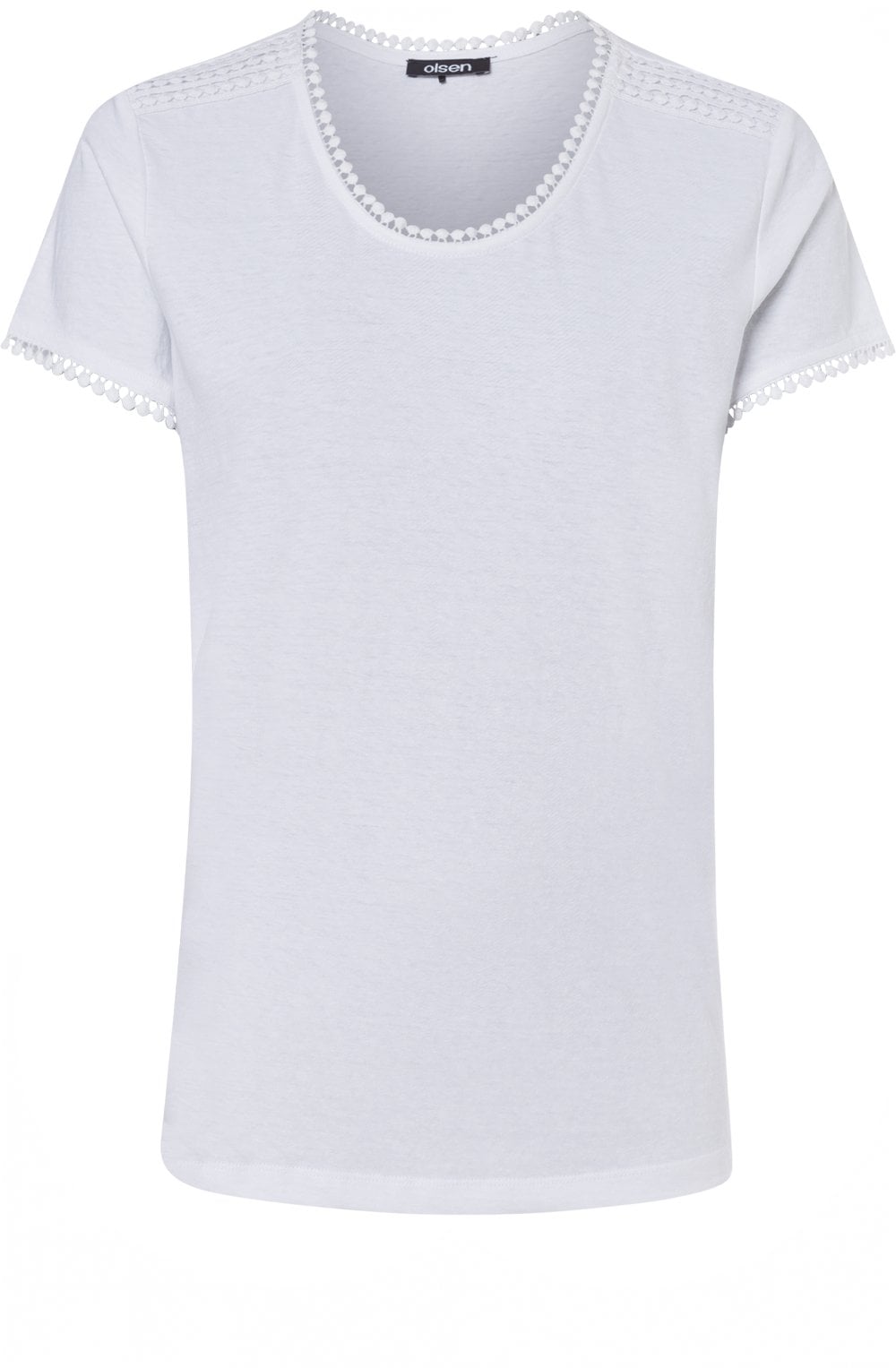 White Jersey T Shirt