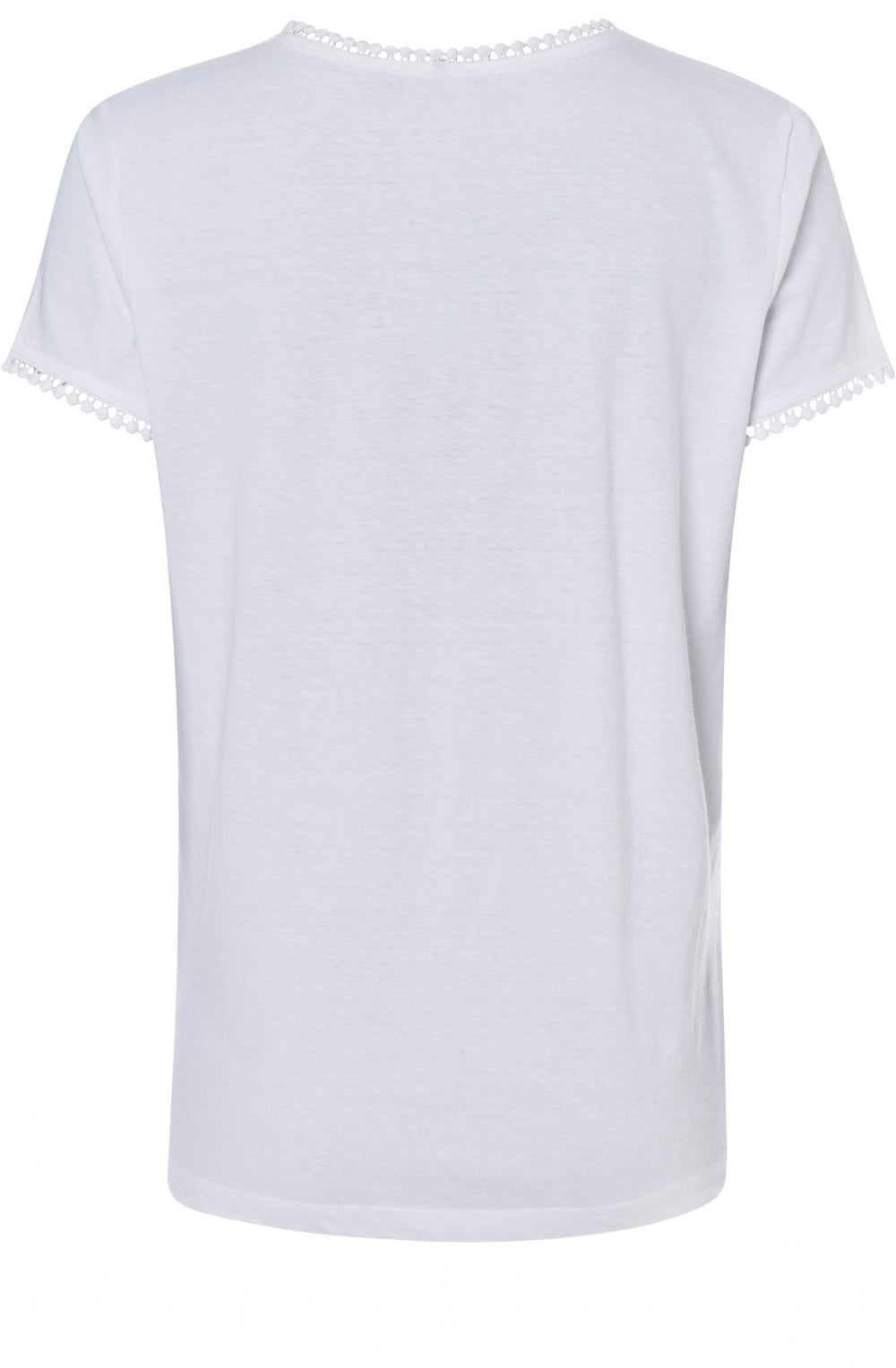 White Jersey T Shirt