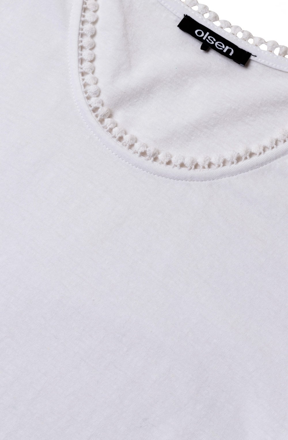 White Jersey T Shirt