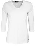 White Jersey Top