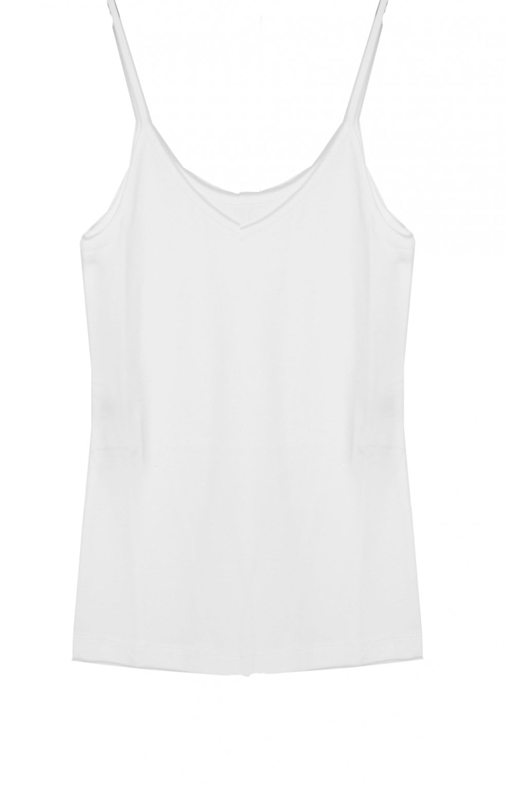 White Jersey Vest Top