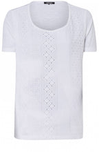 White Lace Detailed T Shirt