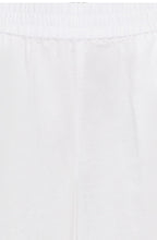 White Linen Anna Cropped Trousers