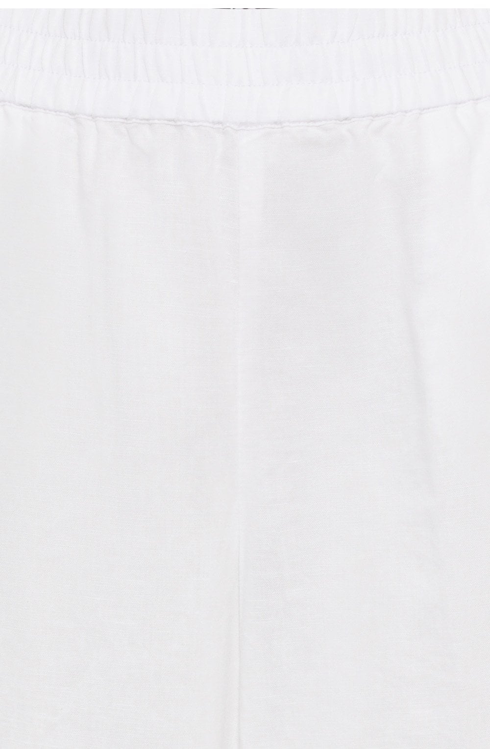 White Linen Anna Cropped Trousers
