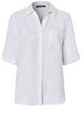 White Linen Blouse