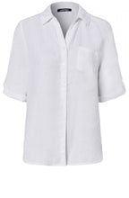 White Linen Blouse