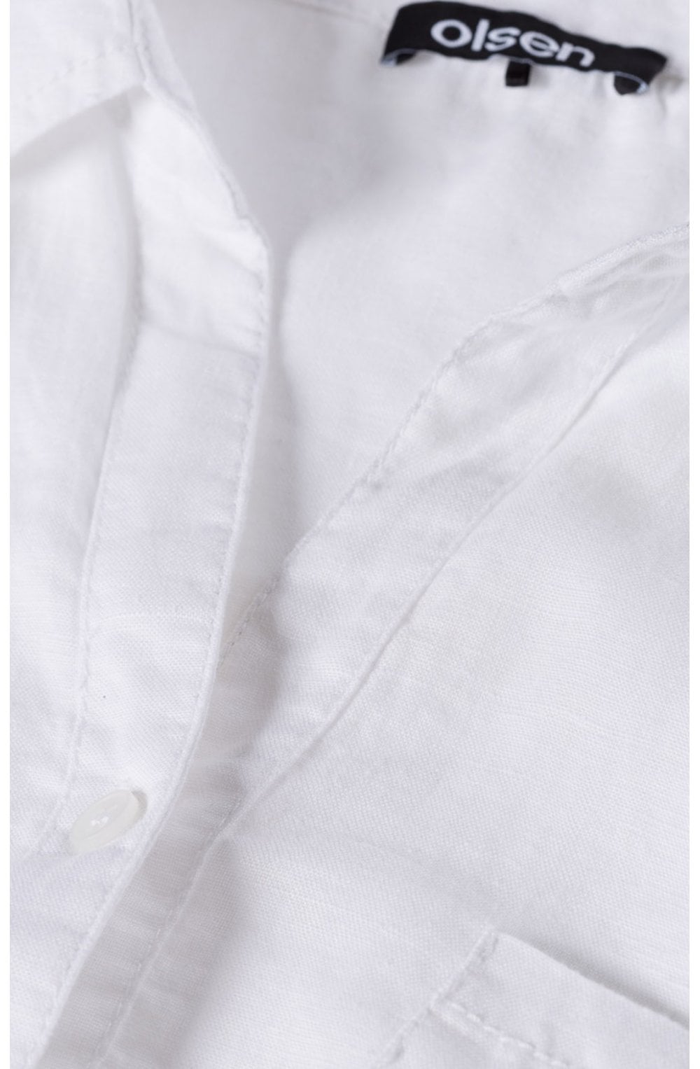 White Linen Blouse