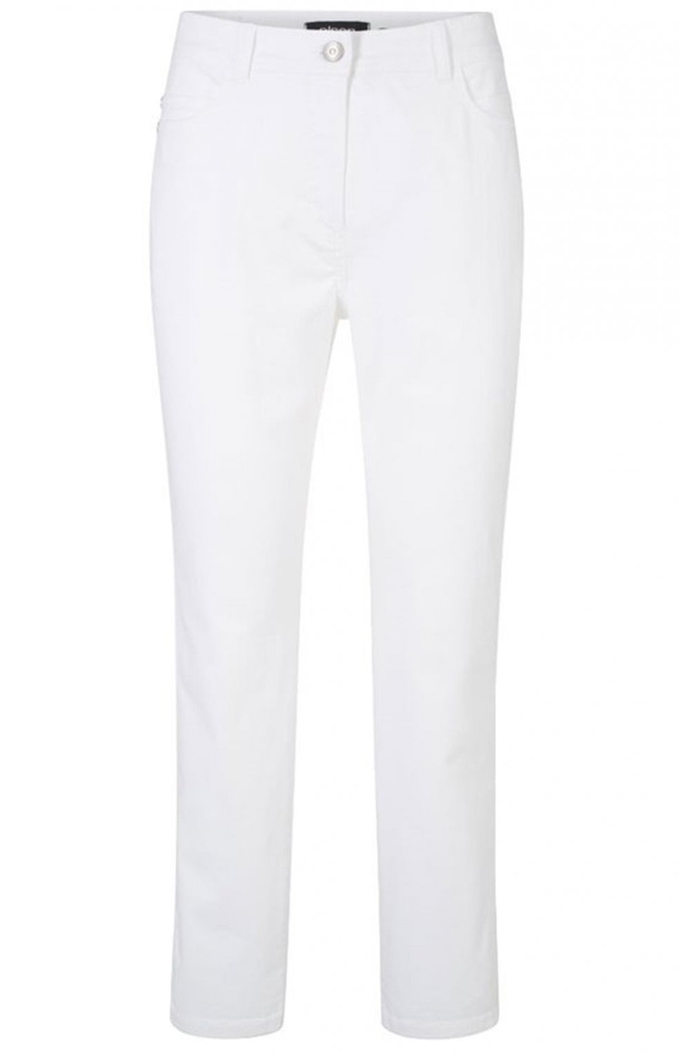 White Mona Slim Leg Jeans