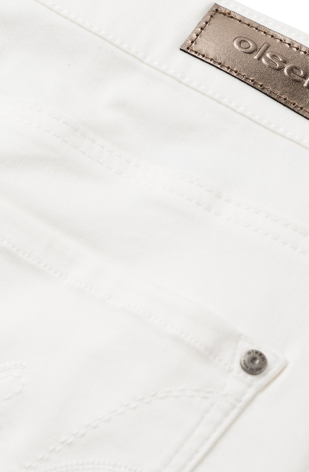 White Mona Slim Leg Jeans