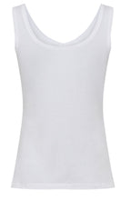 White Reversible Jersey Vest Top