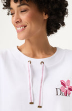 White Short Sleeved Cora Sweatshirt