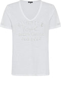 White Sunrise Resort Embossed Hannah T Shirt