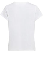 White Tunic Style Jersey T Shirt
