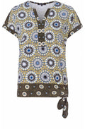 Yellow Bold Patterned Top