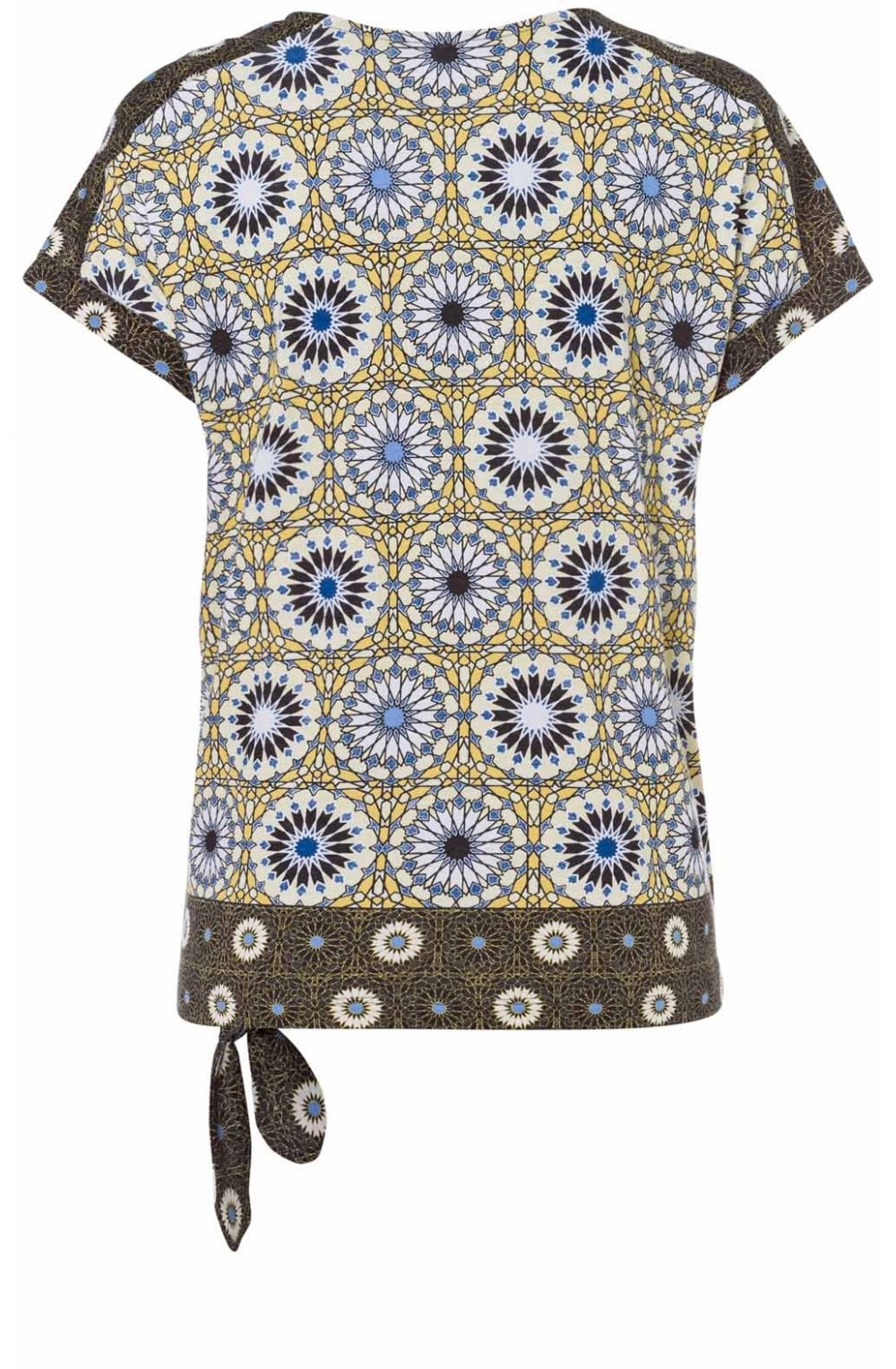 Yellow Bold Patterned Top