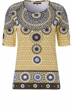 Yellow Bold Print T Shirt