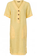 Yellow Linen Dress