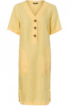 Yellow Linen Dress