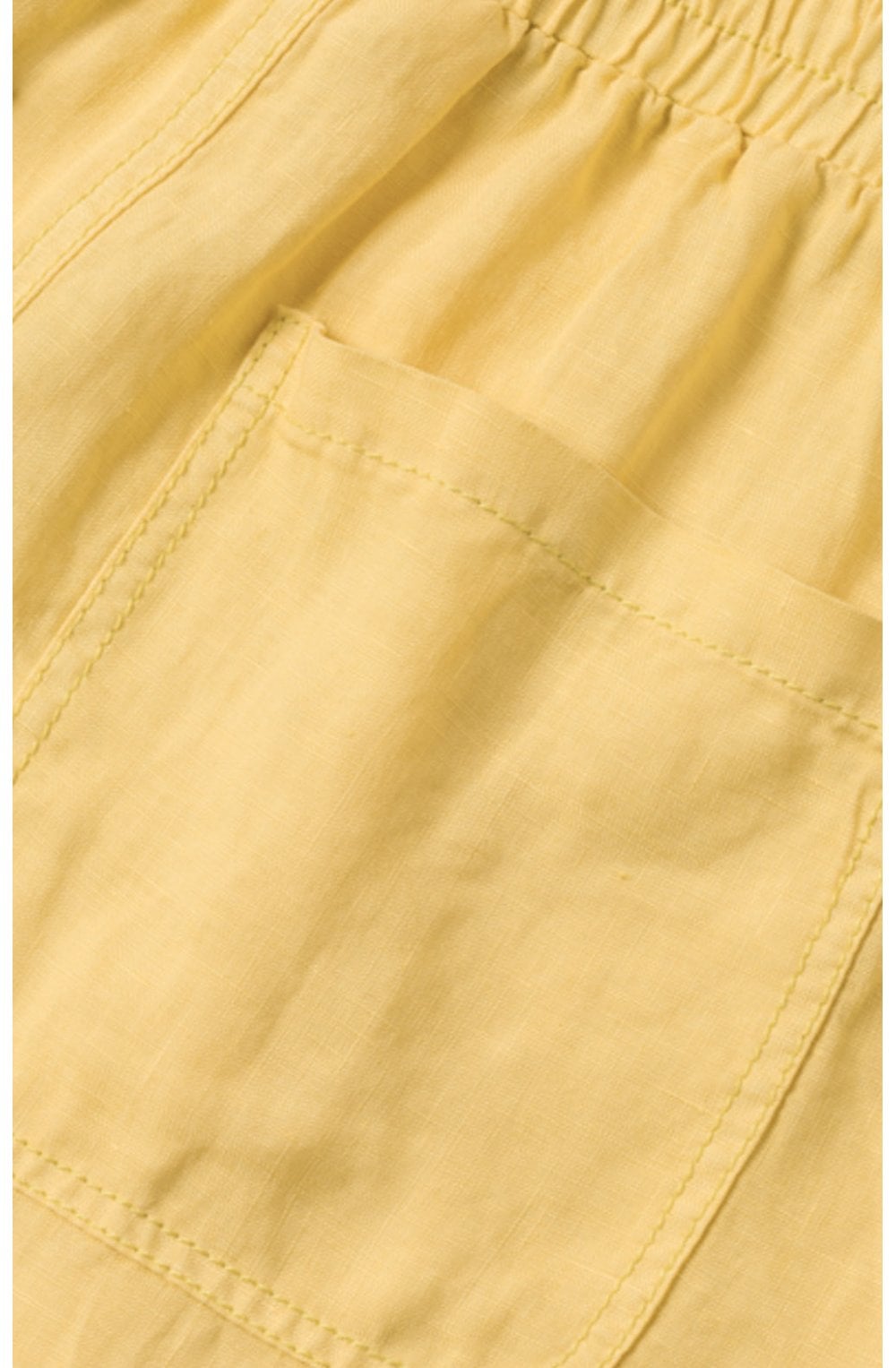 Yellow Linen Skirt
