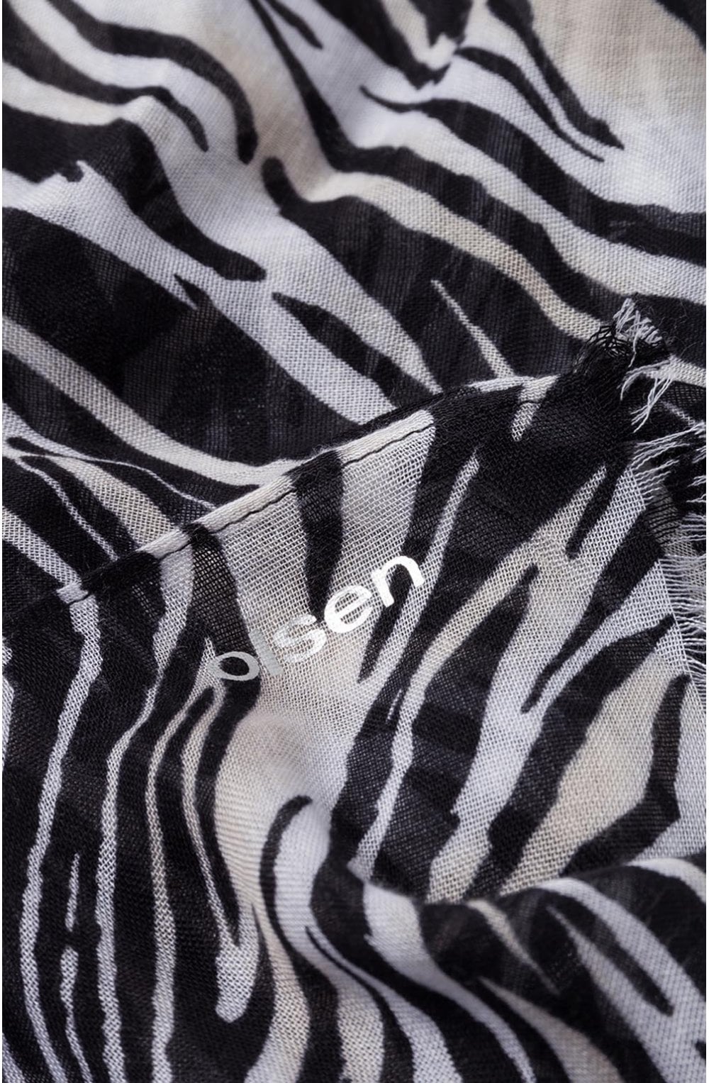 Zebra Print Scarf