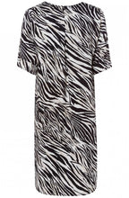 Zebra Print Shift Dress