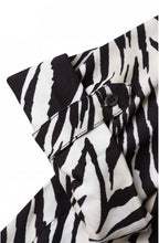 Zebra Print Shift Dress