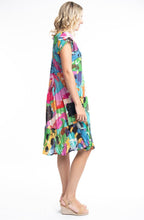Alanya Pink Front Pocket Detail Crinkled Dress