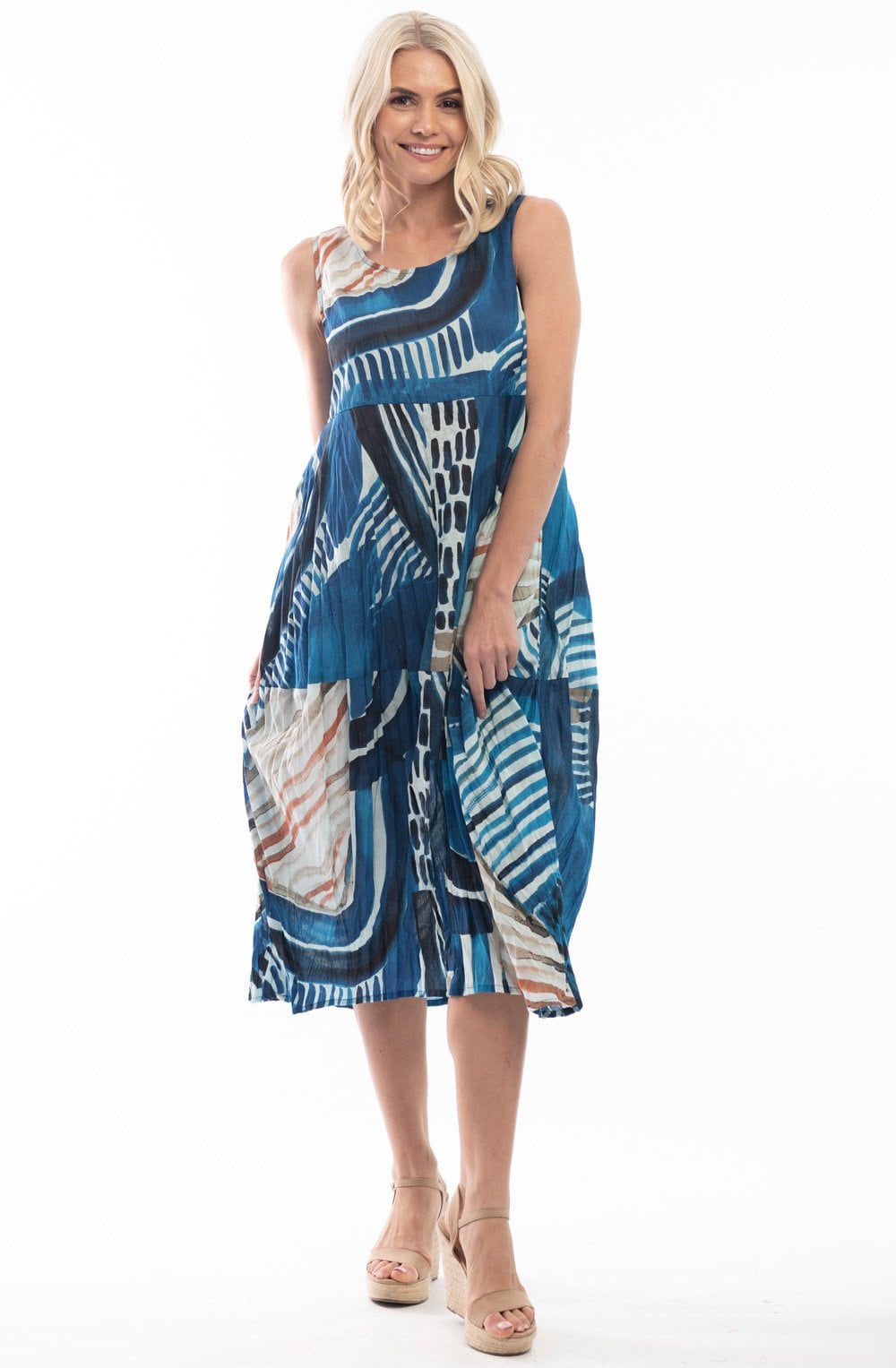 Alberobello Sleeveless Bubble Dress