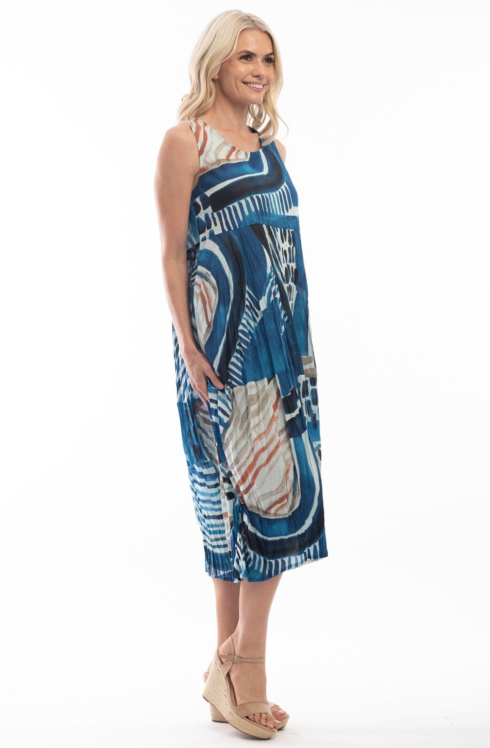 Alberobello Sleeveless Bubble Dress