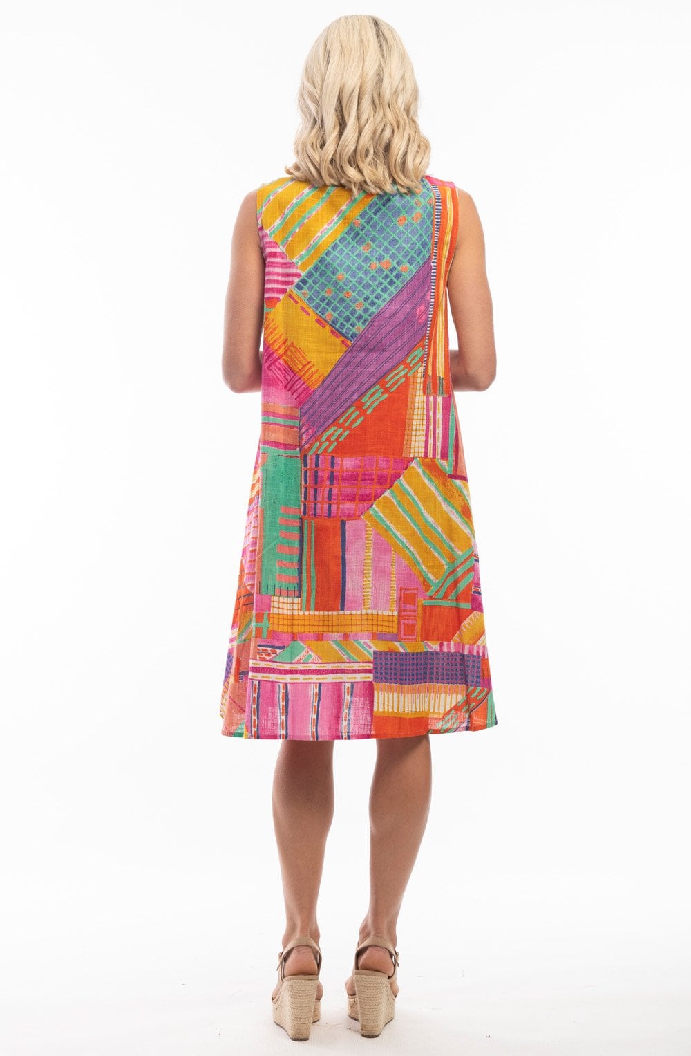 Amalfi Pink Sleeveless Shift Dress