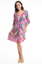Balat Red Pink Tasselled Dress