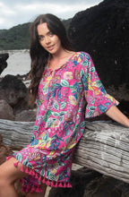 Balat Red Pink Tasselled Dress