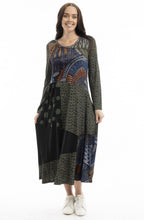 Bohemian Rhapsody Weaved Jersey Maxi Dress