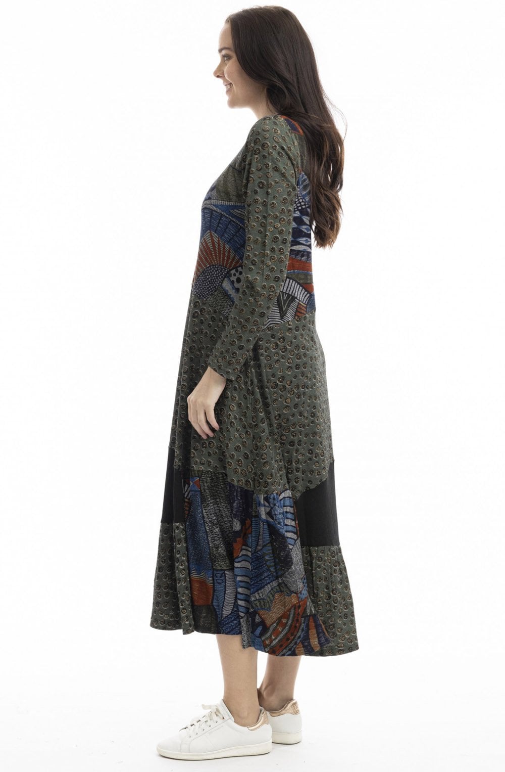 Bohemian Rhapsody Weaved Jersey Maxi Dress