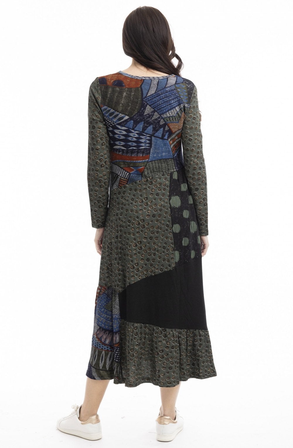 Bohemian Rhapsody Weaved Jersey Maxi Dress