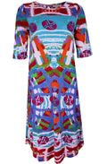 Bold Graphic Print jersey Dress