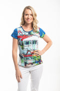 Bold Print Jersey T Shirt