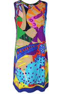 Bold Print Sleeveless Dress