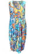 Ceramic Aqua Sleeveless Bubble Dress