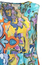 Ceramic Aqua Sleeveless Bubble Dress
