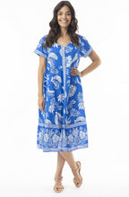 Comodoro Blue Button Down Dress