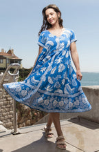 Comodoro Blue Button Down Dress