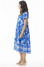 Comodoro Blue Button Down Dress